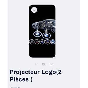 LED Projecteur Logo voiture
