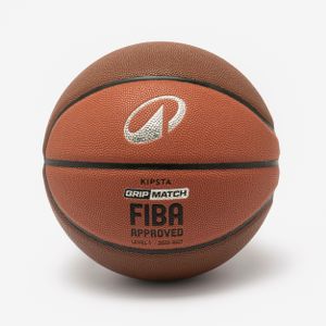 Kipsta Ballon de basketball FIBA taille 6 - GRIP MATCH BT500X marron