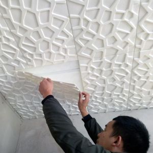 Lot de 20 autocollants muraux 3D auto-adhésifs - Faciles à nettoyer, carreaux en PVC découpables, adaptés pour la cuisine, le salon et la chambre - Design minimaliste moderne, installation autocollante.