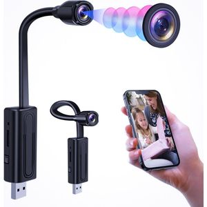 Mini Caméra Espion USB Full HD 1080P - Ultra discrète- Détection de Mouvement & WiFi - caméra de surveillance -Camera cachée 