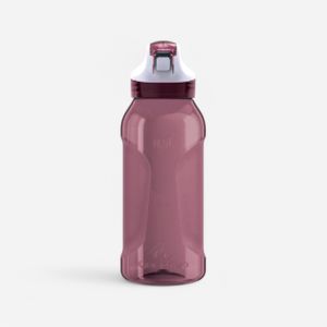 Quechua Gourde 500 enfant 0,5L Ecozen®, bouchon instantané, pipette et paille, randonnée