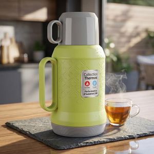 Thermos isotherme en forme de gourde 1.6 Litres CA821047 - Vert