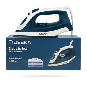 Deska Fer à Repasser Vapeur 1800W – Semelle Antiadhésive – Température Réglable – Réservoir 200ml – Repassage Rapide et Efficace