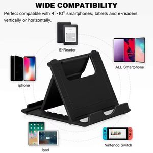 Support de téléphone ajustable de table, support pour iPad, iPhone, Samsung, Xiaomi, Huawei, support universel pliable pour téléphone portable.