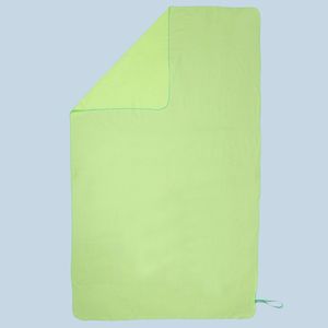 Nabaiji Serviette Microfibre Jaune Ultra Légère Taille Xl 110 X 175 Cm