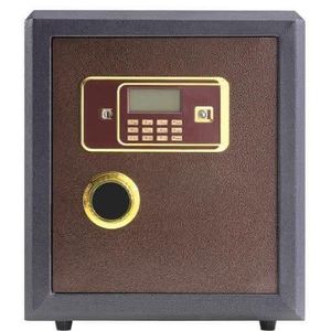 White Label Coffre-Fort Haute Sécurité 44 kg, Brown– Protection Ignifuge & Électronique
