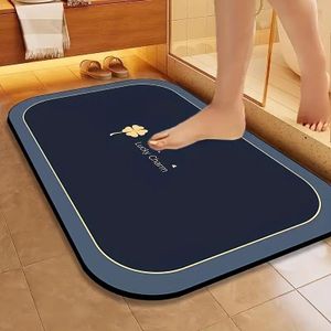 Un tapis de salle de bain à séchage rapide, antidérapant et absorbant (40*60 cm)