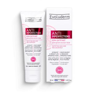 Evoluderm Soin Matifiant Anti-Imperfections - 50 ml