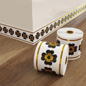 White Label Plinthe en PVC autocollante, flexible et imperméable pour la décoration intérieure