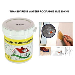 Cole de revêtement imperméable transparent, agent imperméable invisible, mastic d'étanchéité imperméable invisible, émulsion d'étanchéité pour salle de bain, toilettes, carrelage, murs, toiture .5kg