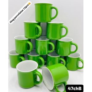 Lot de 6 tasses en porcelaine
