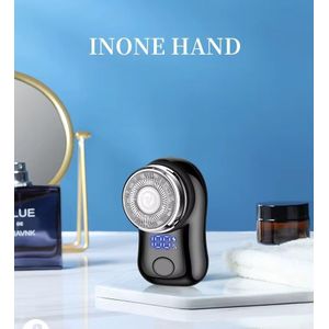 Mini rasoir électrique rotatif compact