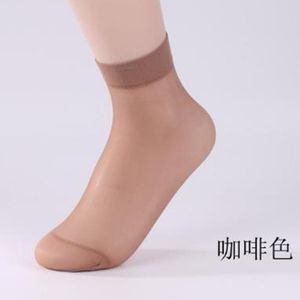 10 paires de chaussettes courtes pour femmes, bas fins en cristal