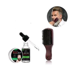 Pack de 3( Aïchun Crème Huile pousse barbe rapide + mini Brosse)