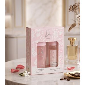 Coffret Yaraa - Eau de parfum 50ml  + Déodorant 60ml - Rose