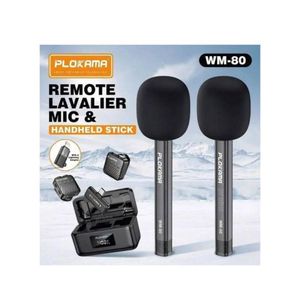 Kite de 2 micro sans fil avec réduction du bruit , pour smartphone, tablette, Vlogging et enregistrement vidéo avec boitier de charge.
