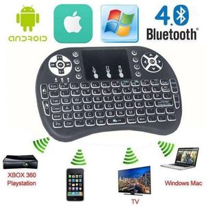 Mini Clavier Bluetooth ET COMMANDE BOX rechargeable avec touchpad - LED RGB