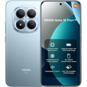 Xiaomi Redmi Note 15 Pro- 6.77" AMOLED - 2SIM - 4G - 200Mpx - 12/512 Go - Glacier Blue