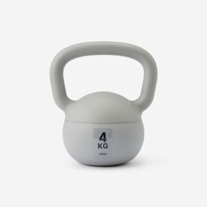 Domyos Home Kettlebell 4 KG, gris
