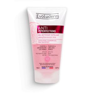 Evoluderm Gel Nettoyant Exfoliant Anti-Imperfections- 150 ml