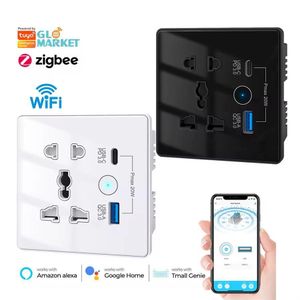 Tuya Prise Murale Intelligente WIFI/ZIGBEE