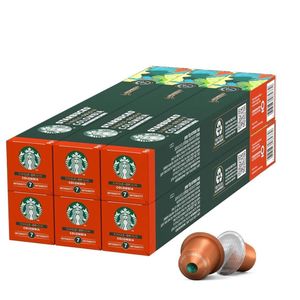 StarBucks by Nespresso Single-Origin Colombia - Pack de 60 Capsules (6 Boîtes x 10)