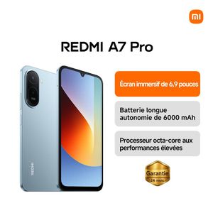 Xiaomi Redmi A7 Pro - 64 Go - 4Go RAM - 6.9" - 2 Nano SIM - 13 MP/8 MP - 6000mAh - Bleu - Garantie 18 mois