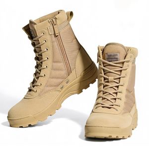 SHJO Chaussures Bottes pour Hommes, Chaussures d'entraînement, Chaussures en Tissu, Bottes - Kaki