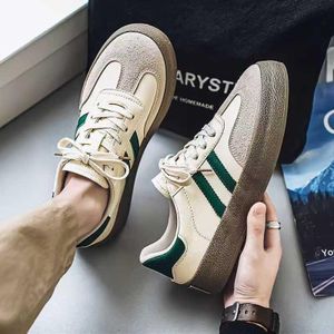 GLARPEBIE Chaussures décontractées pour hommes Baskets de mode pour hommes en rétro classique  - Vert