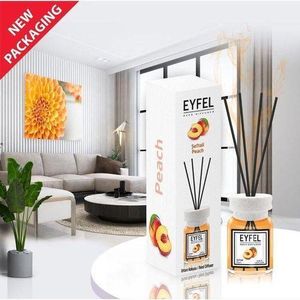Eyfel Diffuseur de Parfum avec 04 bâtonnets-pêche - 120ml