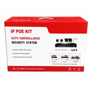 Kit de 4 caméra ip  audio