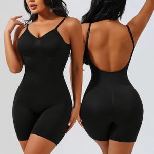  Body gainant dos nu mi-cuisse noire