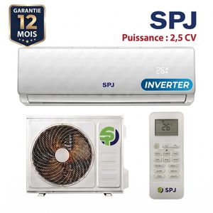 SPJ Split Climatiseur 24000 BTU - 2,5 CV - Garantie 12 Mois - INVSWTU-24KCI04