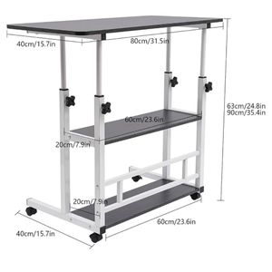 Table de chevet Table de chevet mobile simple, petite table bureau