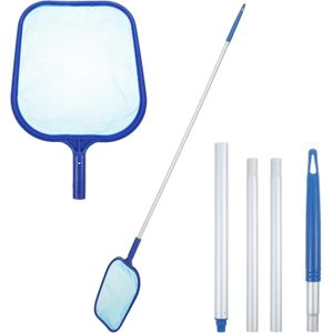 TodyJeyHo Filet de Surface de Piscine avec Sections Ajustables en 3 Sections, Filet de Nettoyage pour Piscine, Spa, Algues et Étangs