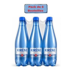 Pack de 6 Bouteilles d'Eau Gazeuse - 750 ML x 6