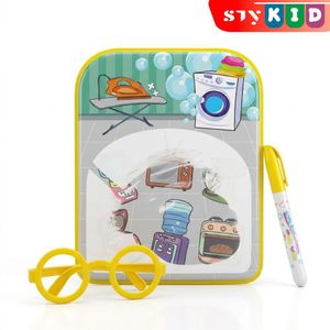 STY Eau magique pour enfants tableau blanc enfants Doodle couleur changer l’eau planche à dessin (3-6 ans)
