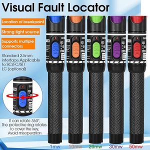 localisateur de défauts visuels à fibre optique Stylo à lumière rouge VFL 50 km Type 