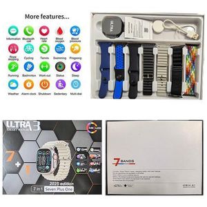 Série 10 Ultra3 7-en-1 bracelet 2.2 "Bluetooth appel plein écran tactile Smartwatch- pour Android et iOS