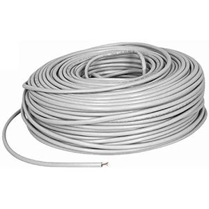 Câble de Réseau Ethernet UTP CAT6 100 MT CCA RJ45 Gigabit 10/100/1000 Mbps LAN ADSL Gris