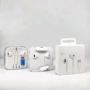 Original Écouteurs Filaires Type-C pour iPhone 15 16 17, Intra-Auriculaires 1,2m avec Basses - Casque pour iPhone, 