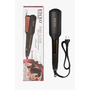 Lisseur Professionnel ETCEO PRO LUXE – Céramique Avancée, Chauffe Rapide 30s, Température Réglable 170°C à 220°C