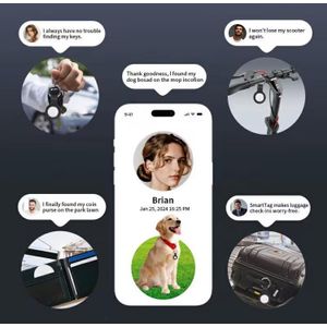My Easy Gps Trackers Smart Tag Bluetooth – Traceur Compatible Android & iOS – Localisateur d’Objets – Batterie Longue Durée