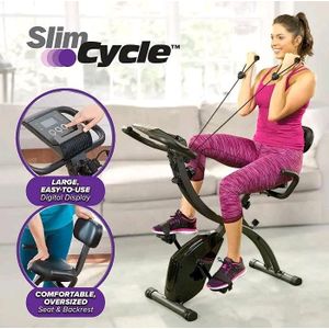 Vélo d'exercice Slim Cycle, Vélo pliable 2 en 1