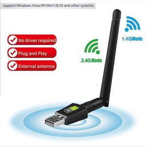 Adaptateur USB sans fil 600mbps 802.11 ac dongle wifi pour android tv box