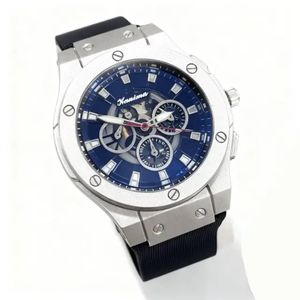 Montre pour homme à la mode, à cadran ajouré, bracelet en acrylique