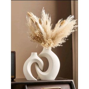 Vase en duo de style rétro 2-en-1