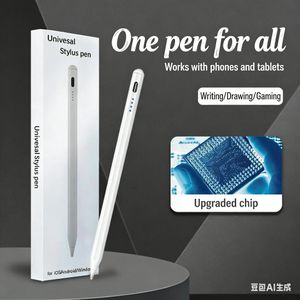 Stylet universel intelligent pour ordinateur portable et mobile, pointe fine, compatible avec Switch, stylet magnétique en métal pour le dessin