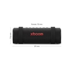 LG Xboom Grab Enceinte Bluetooth Portable avec Sangles  Jusqu’à 20h d’autonomie