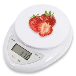 Hifinit Balance de cuisine numérique électronique pour peser la nourriture - Blanc